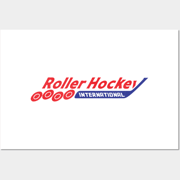 Defunct Roller Hockey International League Wall Art by Defunctland